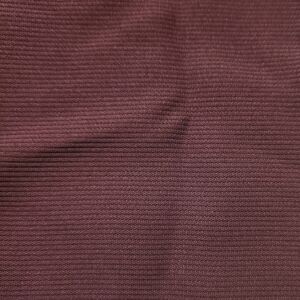 Purple ribbed fabric
